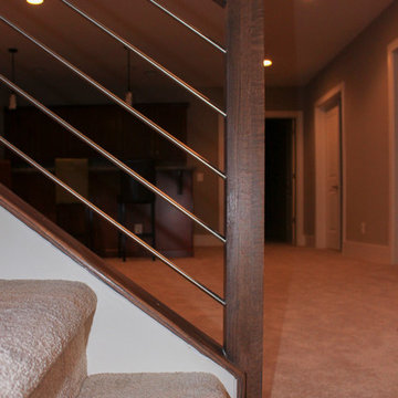 Project #22 | Stainless Steel & Dark Wood Treads