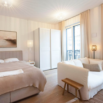 Beige und Weiß - 1 Zimmer Apartement mit 31 qm