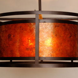 Mica Drum Pendant Light - Pendant Lighting