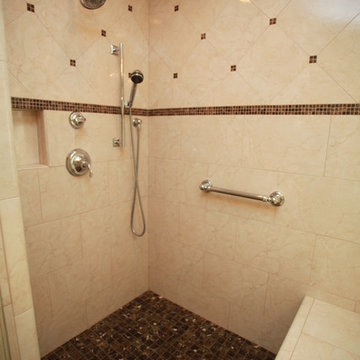 Contemporary Bathroom Remodel in Westmont, IL
