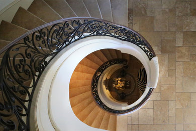 Inspiration for an eclectic staircase in Orange County.