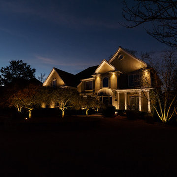 Johns Creek, GA House and Backyard Lighting Project #2
