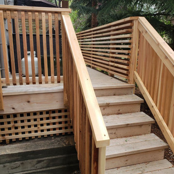 Lake Bonavista Cedar Deck Makeover