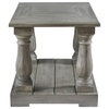 Ivan 4 Pedestal End Table