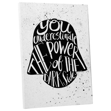 Star Wars Quotes "Darth Vader" Gallery Wrapped Canvas Wall Art
