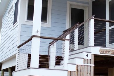 Example of a beach style entryway design in Baltimore