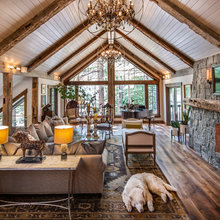 rustic home with beautiful wood accent