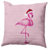 Snow Bird Decorative Throw Pillow, Pink, 16"x16"