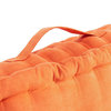Safavieh Gardenia Floor Pillow Orange 25" X 25"