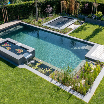 Naturpool als Designhighlight
