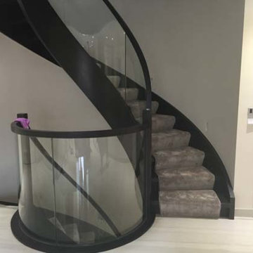 Installing Carpet to Stairs in West London