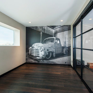 Rockcreek Builders - The Ultimate Man Cave Featuring Farmhouse Floors