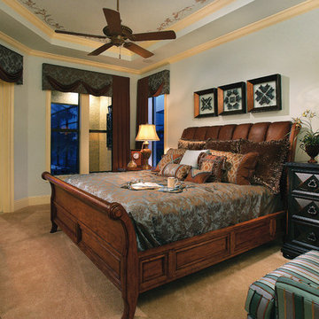 Sater Design Collection's 7080 "Manchester" Home Plan