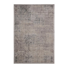 Graphic Illusions Rug, Gray, 3'6"x5'6"