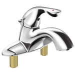 Delta - Delta Classic Single Handle Centerset Faucet With City Shanks, Chrome, 525LF-MPU - You can install with confidence, knowing that Delta faucets are backed by our Lifetime Limited Warranty. Delta WaterSense labeled faucets, showers and toilets use at least 20% less water than the industry standard saving you money without compromising performance.