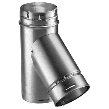DuraVent 6GVY35 3" Inner Diameter - Type B Round Gas Vent Pipe - - Aluminum