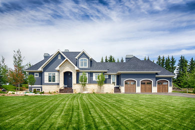 Transitional exterior home photo in Calgary