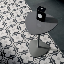 Cementine Black and White - Wall And Floor Tile