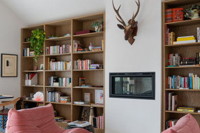 Inspiration for a family room remodel in Orange County