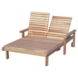 Beach Style Outdoor Chaise Lounges by Best Redwood