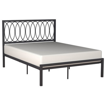 Hillsdale Furniture Naomi Complete Full-Size Metal Bed Gray