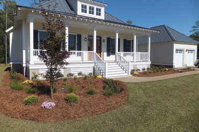 Example of an exterior home design in Other