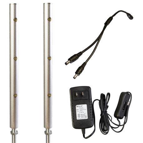 2pcs LED JEwELRY POLE LIGHT FY-34M 8 INCHES 6000K