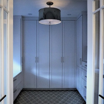 Walk in master closet