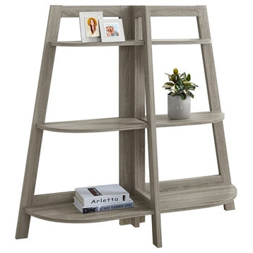 Bookshelf Bookcase Etagere 3 Tier 48"H Office Bedroom Laminate Brown