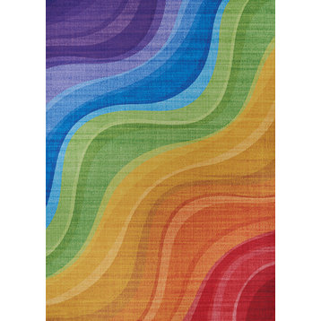 Couristan Rainbow Candiland Multicolor Area Rug, 5' X 8'