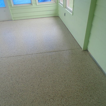 Parmer: Johnstown Enclosed Indoor Patio Epoxy in Johnstown, Colorado