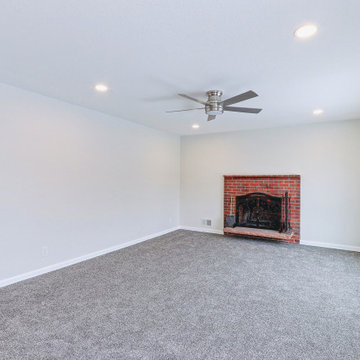 Longtime Family Room, with Wood-burning Fireplace