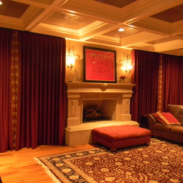 Asian Inspired Family Room, (MID PROJECT)