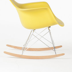 Molded Shell Rocker in Olive - Rocking Chairs