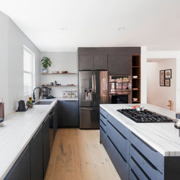 Busy Professionals Bring Texture, Joy, and Order to Their New Kitchen