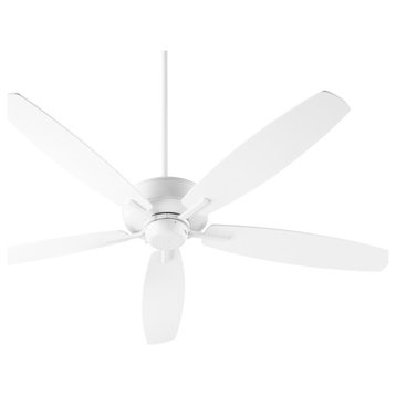 Breeze 60" Quorum Home Collection Ceiling Fan in Studio White