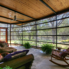Backyard screened structure