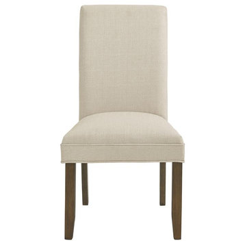 Alaterre Furniture Gwyn Parsons Upholstered Chair - Cream (Set of 2)