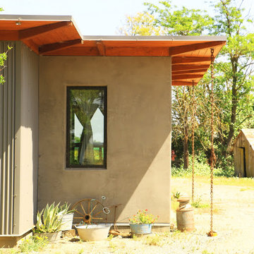 Modern Straw Bale Residence