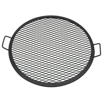 Sunnydaze X Marks Outdoor Fire Pit Cooking Grill Grate, 24" Diameter