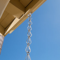 Aluminum Teardrop Rain Chain - Rain Chains