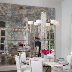 Antique Mirror Feature Wall - Wall Mirrors