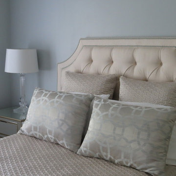 Gray Meets Beige in the Bedroom