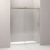 KOHLER Levity Sliding Shower Door with Handle and 1/4" Crystal Clear Glass