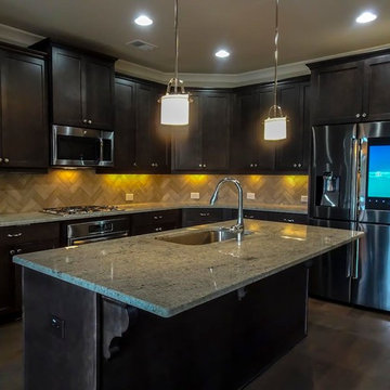 Espresso Stained Cabinets