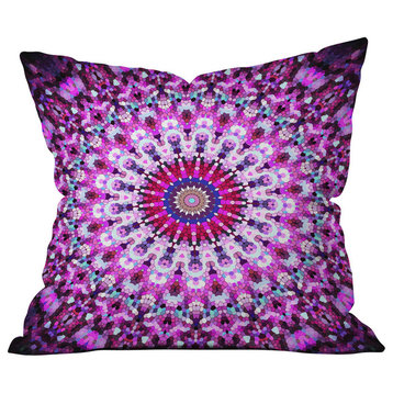 Deny Designs Monika Strigel Pink Arabesque Outdoor Throw Pillow