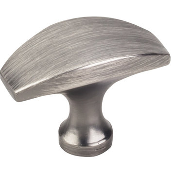 Elements - 1-1/2" Cosgrove Cabinet Knob - Brushed Pewter