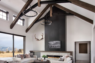 Inspiration for a modern home design remodel in Other