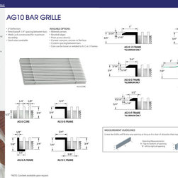 Architectural Grille - BAR GRILLE: AG10 - Registers Grilles And Vents