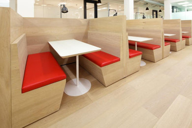 White Oiled Oak For Company Canteen